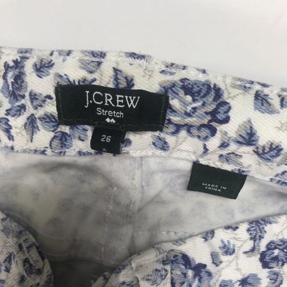 J. CREW Toothpick Floral Skinny Jeans - Picture 3 of 5